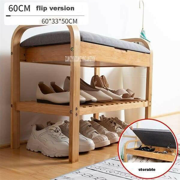 Rilynn - Shoe Rack with Bench | Bright & Plus.