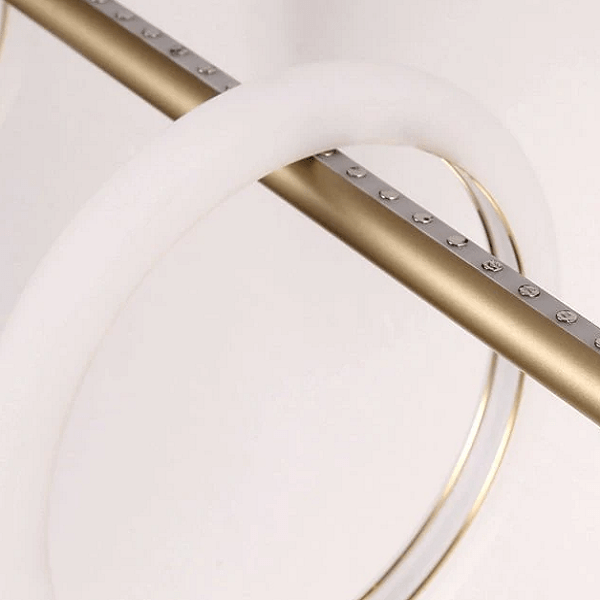 Ring Magnet Side Horizontal Chandelier ( 4 Rings) | Bright & Plus.