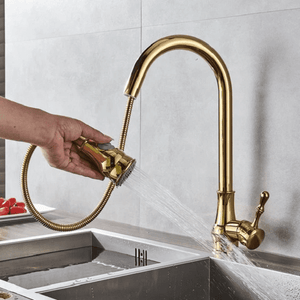 Giotto - Pull Down Kitchen Faucet | Bright & Plus.