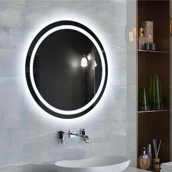 Rosetta - LED Light Frame Round Mirror | Bright & Plus.