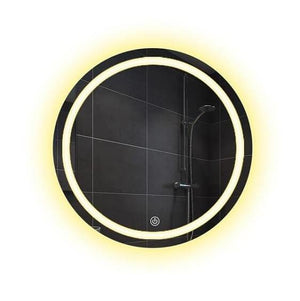 Rosetta - LED Light Frame Round Mirror | Bright & Plus.