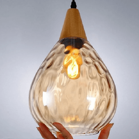 Sergia - Modern Nordic Drop Glass Pendant Lamp | Bright & Plus.