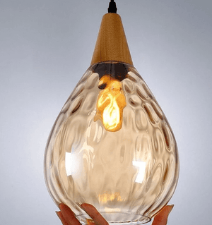 Sergia - Modern Nordic Drop Glass Pendant Lamp | Bright & Plus.
