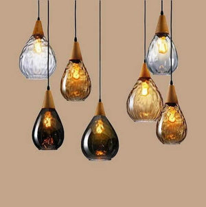 Sergia - Modern Nordic Drop Glass Pendant Lamp | Bright & Plus.