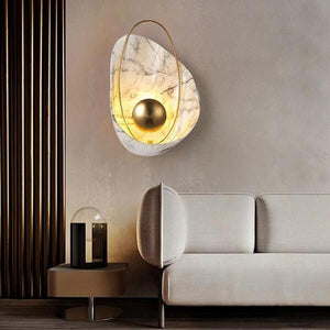 Shell Shape Brass Wall Light | Bright & Plus.