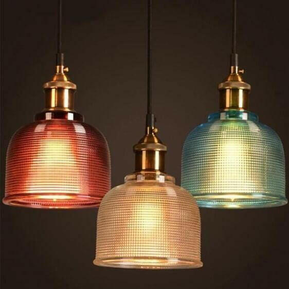 Sosie - Retro European Color Glass Pendant Light | Bright & Plus.