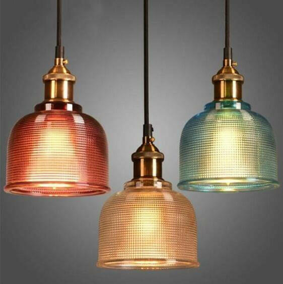 Sosie - Retro European Color Glass Pendant Light | Bright & Plus.