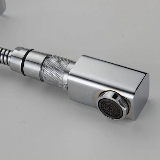 Square Crane Hose Extend Faucet | Bright & Plus.