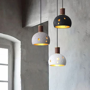 Stone - Vintage American Country Resin Pendant Lamp