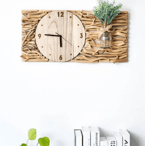 Tempo - Modern Wooden Clock & Vase | Bright & Plus.