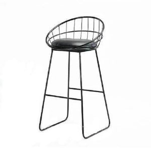 Thierry - Iron Hollow Out Frame Bar Stool | Bright & Plus.
