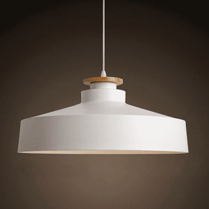 Tizia - Contrast Metal & Wood Pendant Lights