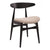 Tricia - Black & Barley Dining Chair | Bright & Plus.