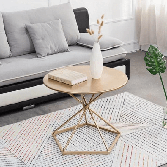 Vera - Modern Nordic Wrought Iron Coffee Table | Bright & Plus.