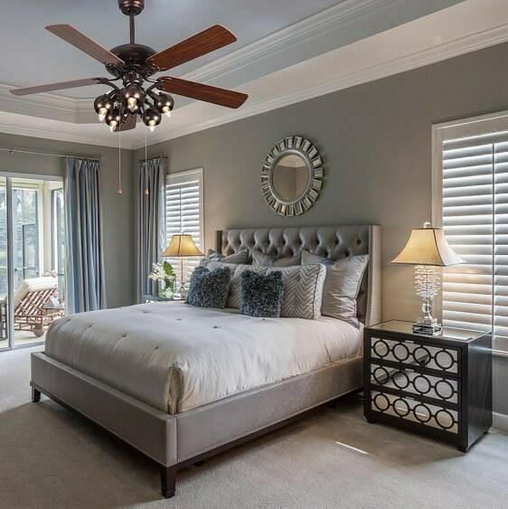 Hardy-52" Vintage Rustic Ceiling Fan Light w/ 5 Reversible Blades | Bright & Plus.