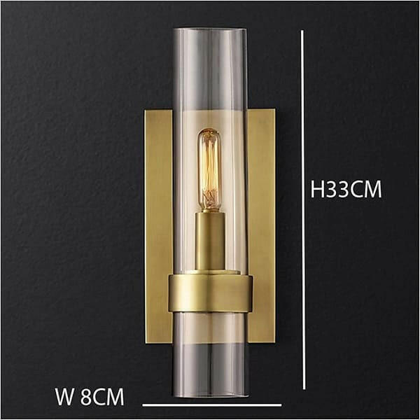 Wall Led Tube Pattern Wall Lamp LED Wall Design with Cylindrical Glass Tube | bright&plus