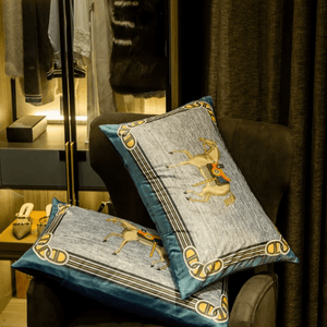 Windsor Royal Horse Duvet Cover Set (6 Pieces) | Bright & Plus.