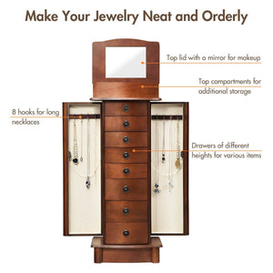 Box Stand Jewelry Cabinet | Bright & Plus.