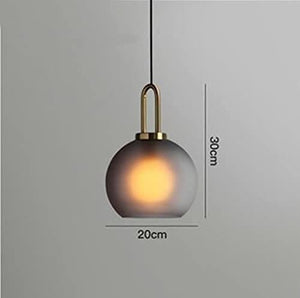 Zen - Nordic Glass Chandelier Circle Ceiling Lamp
