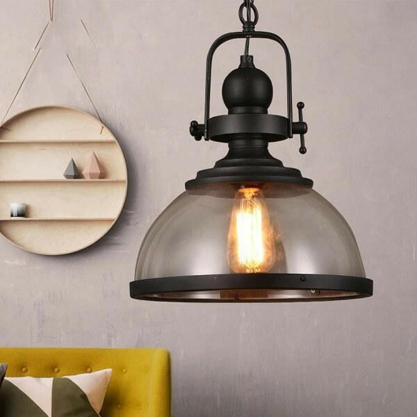Gree - Industrial Glass Pendant Light | Bright & Plus.