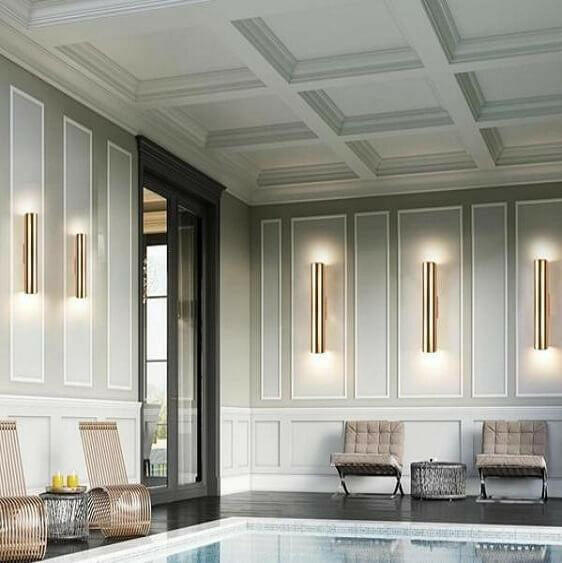 Tobias - Modern Nordic Art Deco Cylinder Wall Lamp | Bright & Plus.